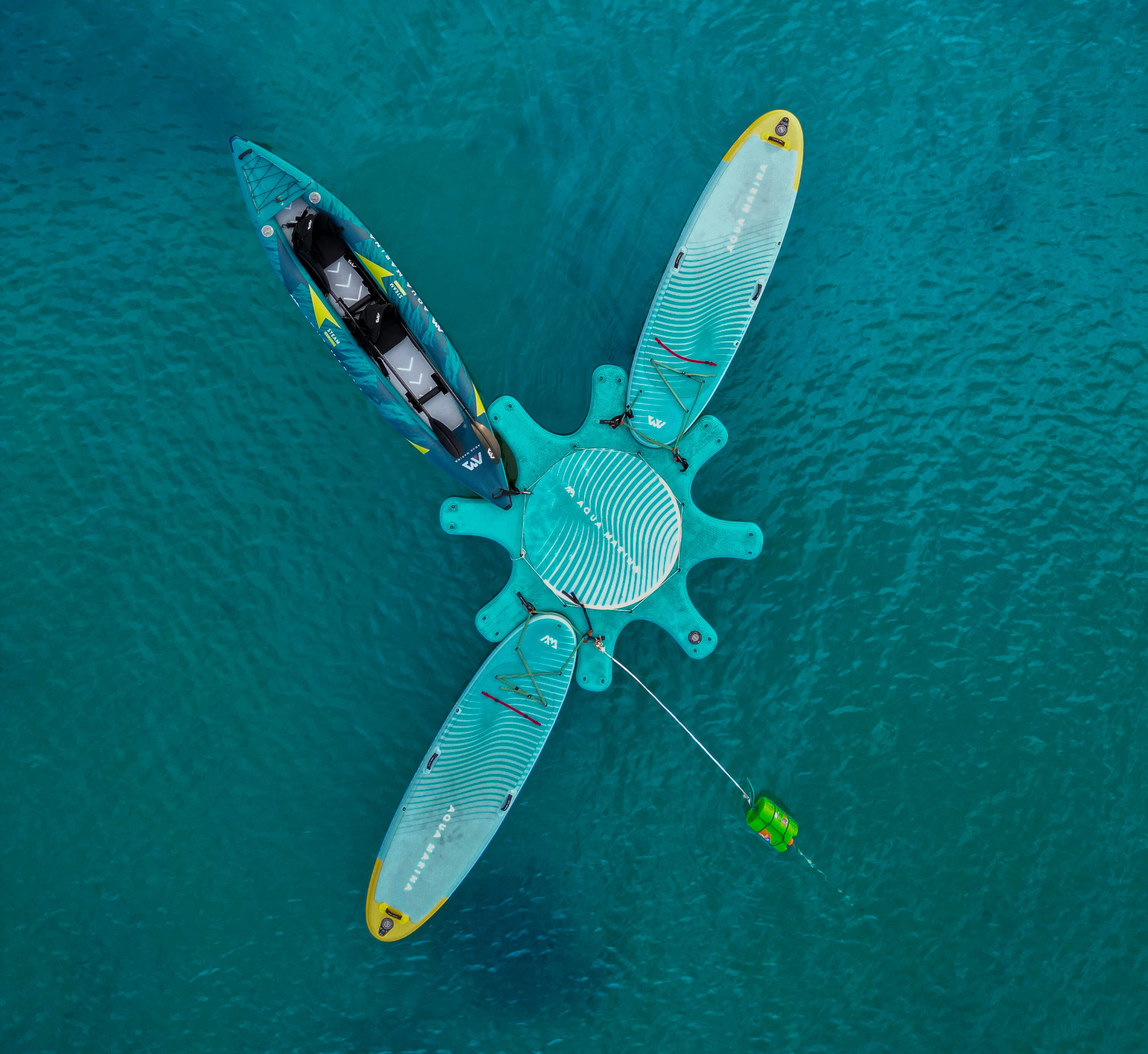 Eagle Bay Retrat Floating Island SUP Yoga